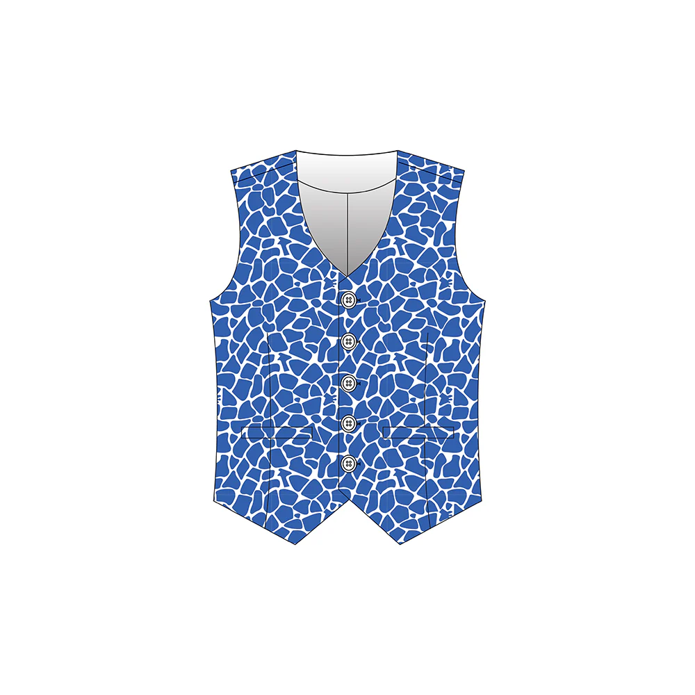 Blue Giraffe Men's Vest - MTO