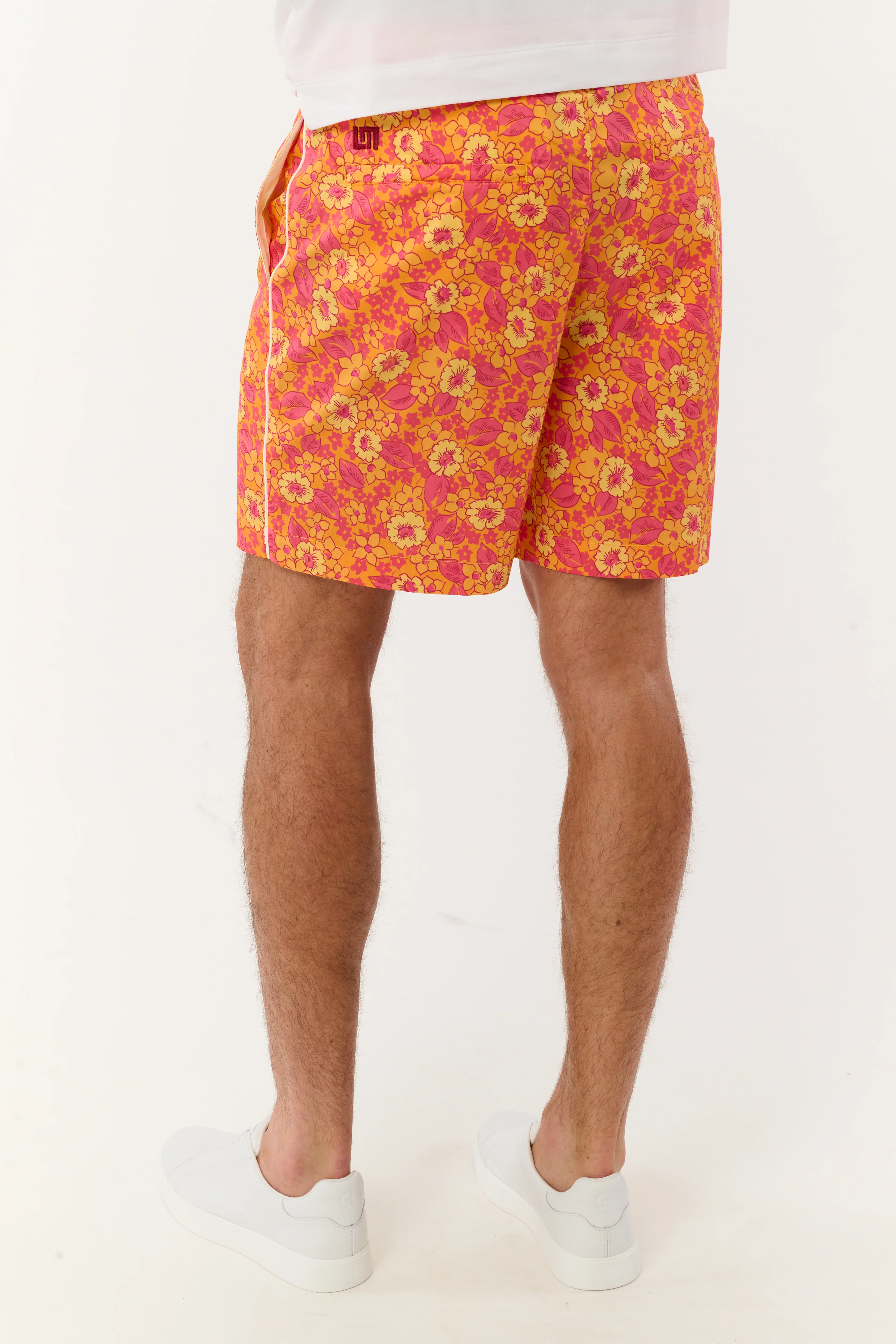 Caddie Short - Flower Hour Orange Crush - Image 3