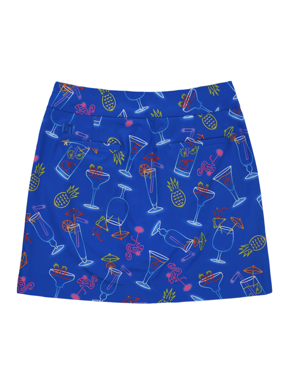 Classic Skort - Neon Cocktails Blue - Image 3