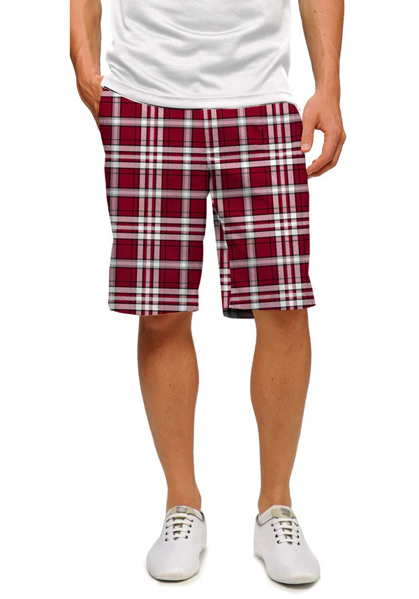Fairway Crimson Plaid Men's Heritage Short - MTO