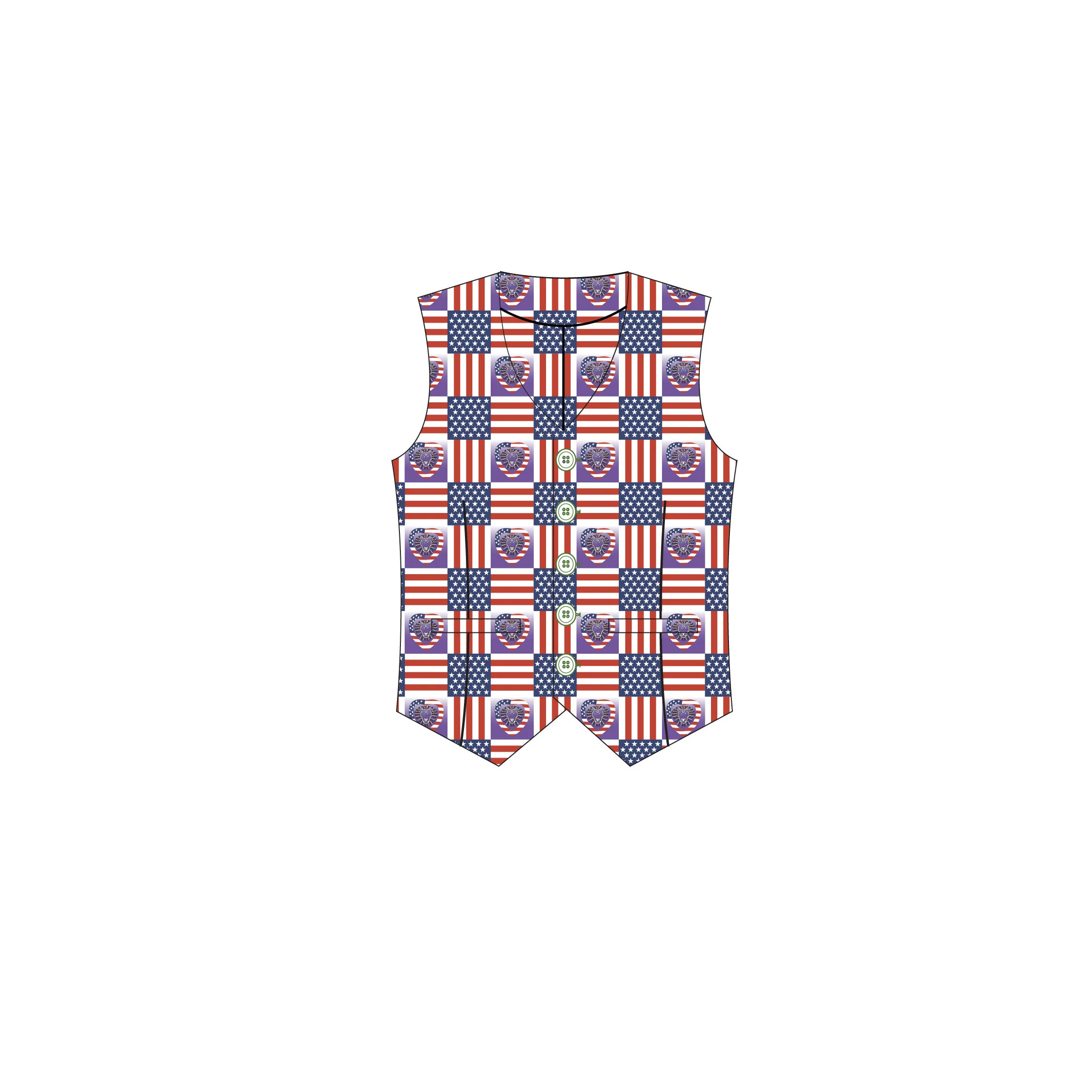 Heart of a Lion Men's Vest - MTO