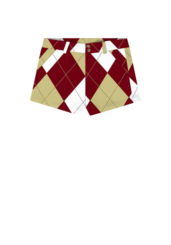 Merlot & Chardonnay Women's High Waist Short - MTO