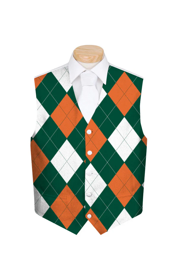Fairway Orange & Green Men's Vest - MTO