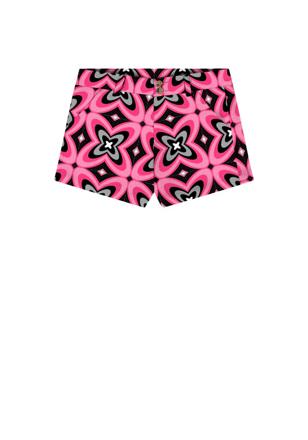 Pink Ninja Women's High Waist Short - MTO