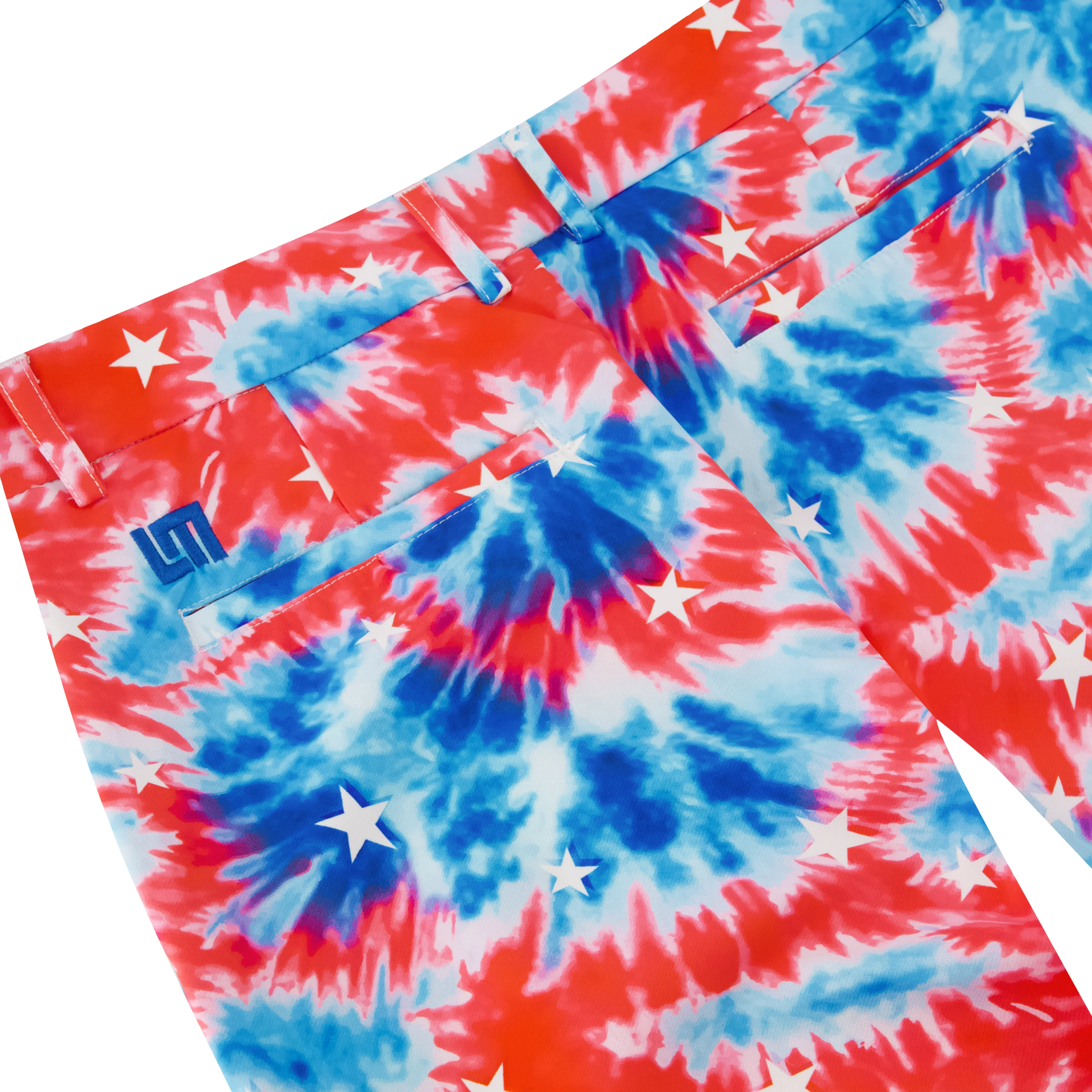 Womens Player Pant - Tie Dye Americana - Image 4