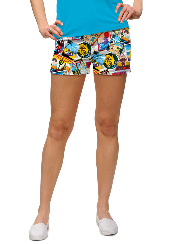 Fairway Postcards from the Wedge Women's Mini Short - MTO