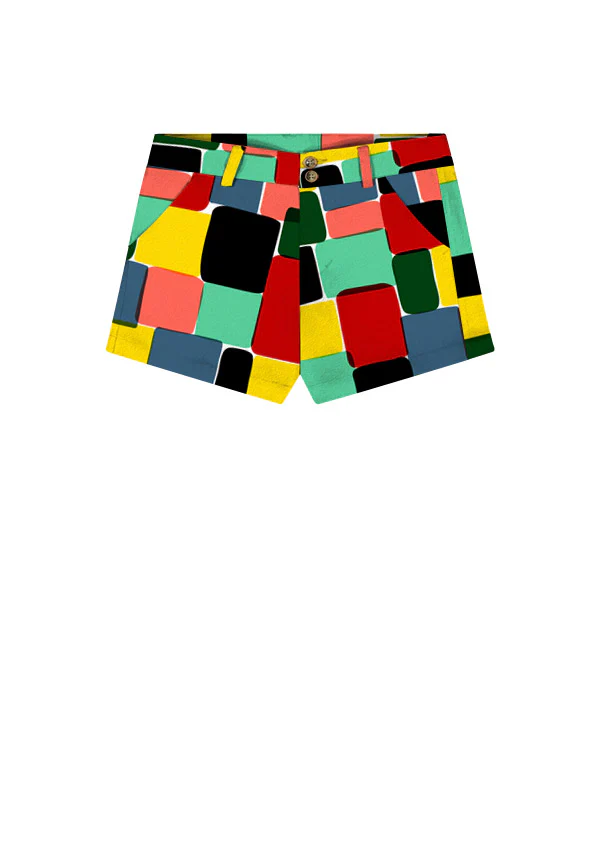 Fairway Technicolor Dream Women's High Waist Short - MTO
